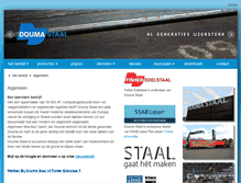 Tablet Screenshot of doumastaal.nl